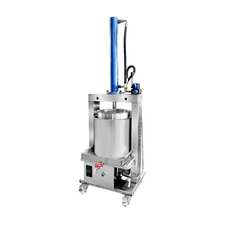 

Electric Commercial Juice Extractor Hydraulic Wine Lees Machine Stainless Steel Juicer for Fruit Honey Vegetable Oil Residue
