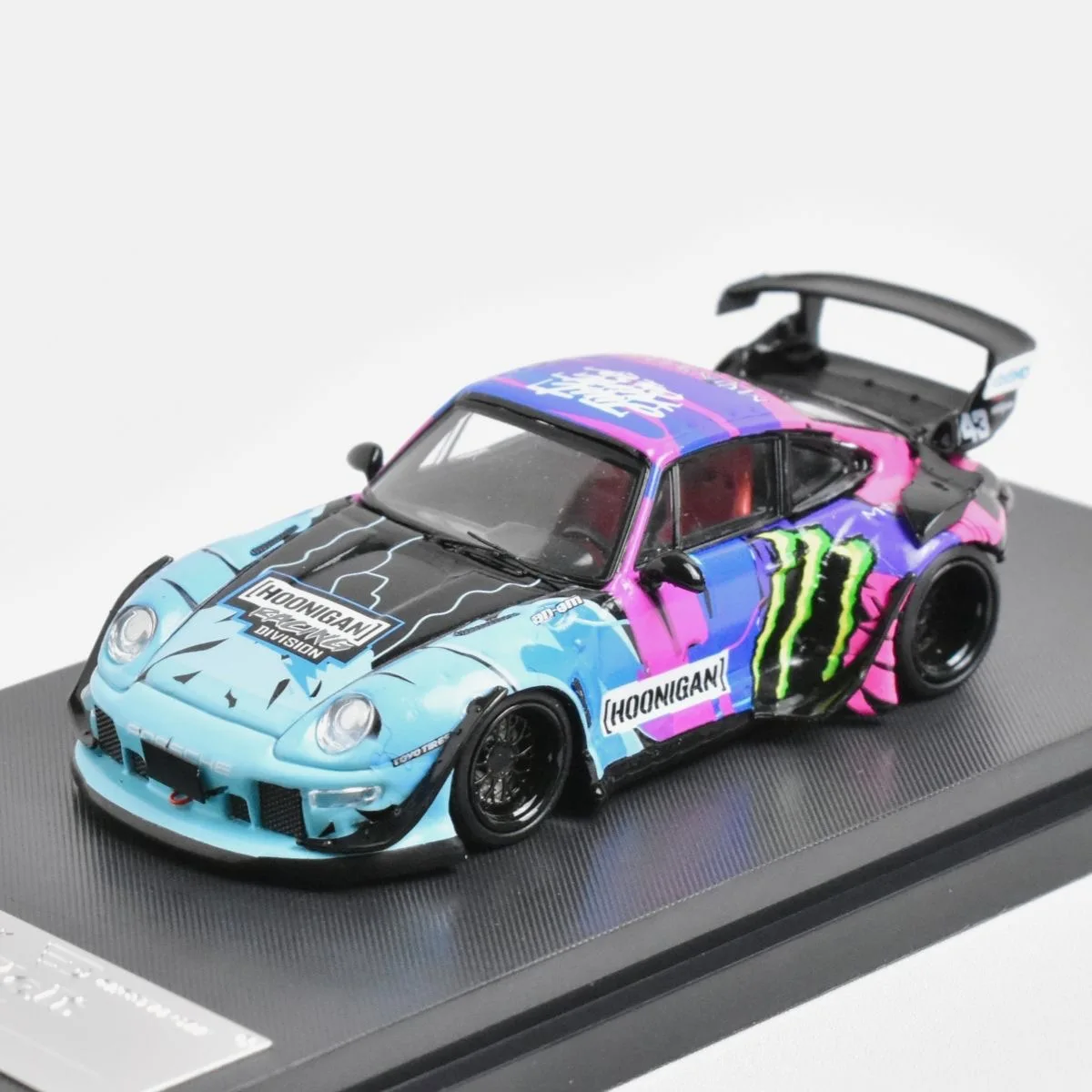 Street Weapon SW 164 Porsch RWB993 HOONIGAN Painted alloy car model set