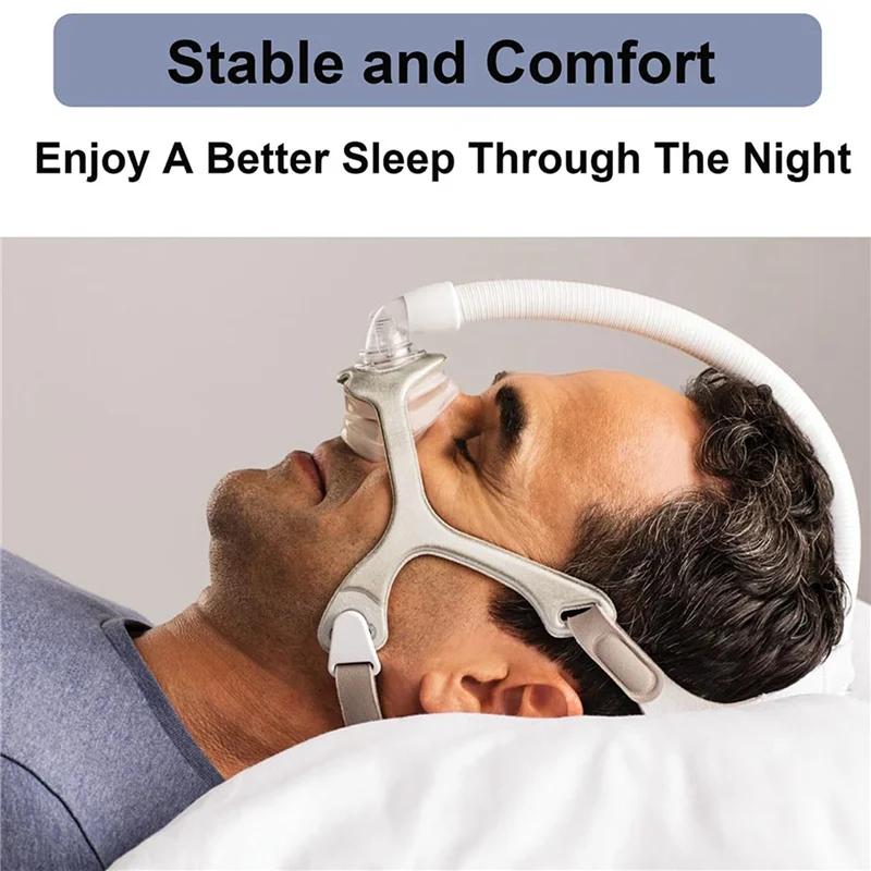 2X حزام غطاء الرأس CPAP لقناع Wisp لأغطية الرأس Respironics - حزام قناع CPAP البديل #5