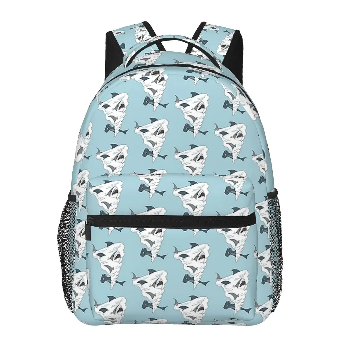 Mochilas Sharknado para Crianças, Mochilas escolares para meninos e meninas, Mochila dos desenhos animados, Bolsa de ombro, Grande capacidade