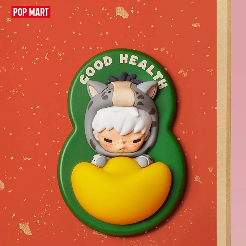 

POP MART Have A Good Run Series, наклейка на холодильник, слепая коробка, сюрприз, загадочная коробка, экшн-фигурка, домашний рабочий стол