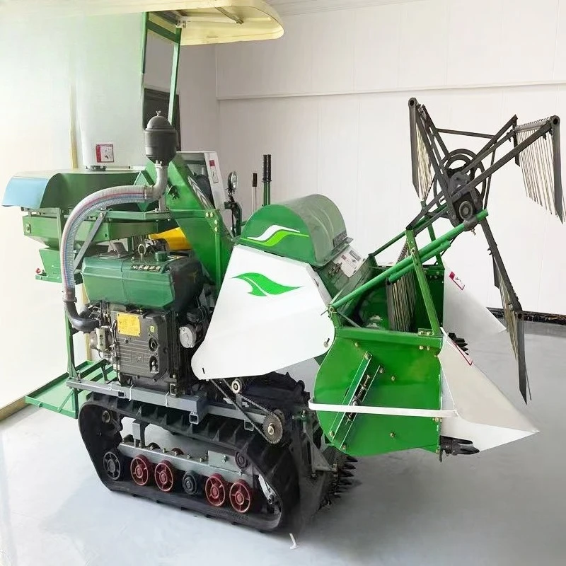 

Threshing machine, crawler-type soybean harvester, small self-propelled combined wheat harvester