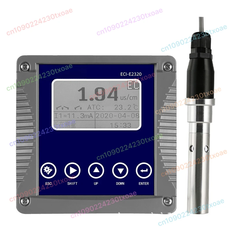 

0.01 Class Online Conductivity Meter EC Sensor Flow Through Type High Accuracy Salinity Analyzer for Power Plant