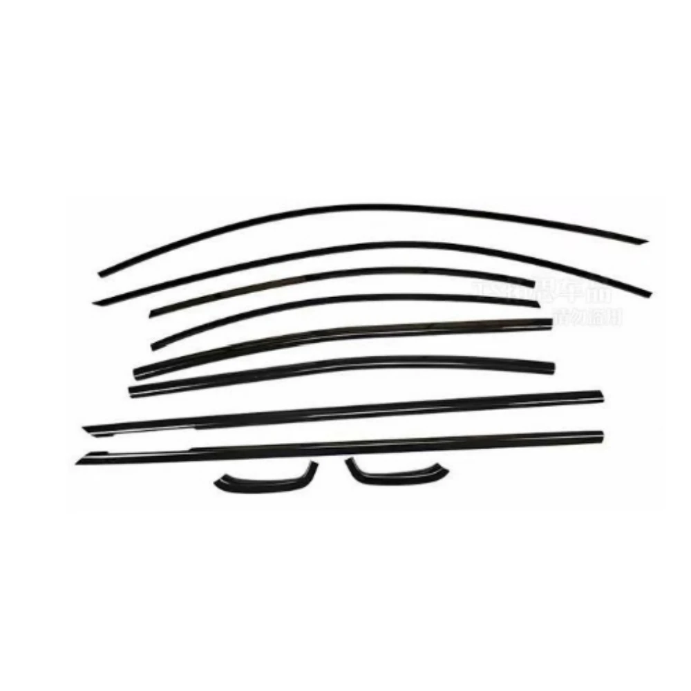 Bright black window trim For Maserati Ghibli 2014-2023