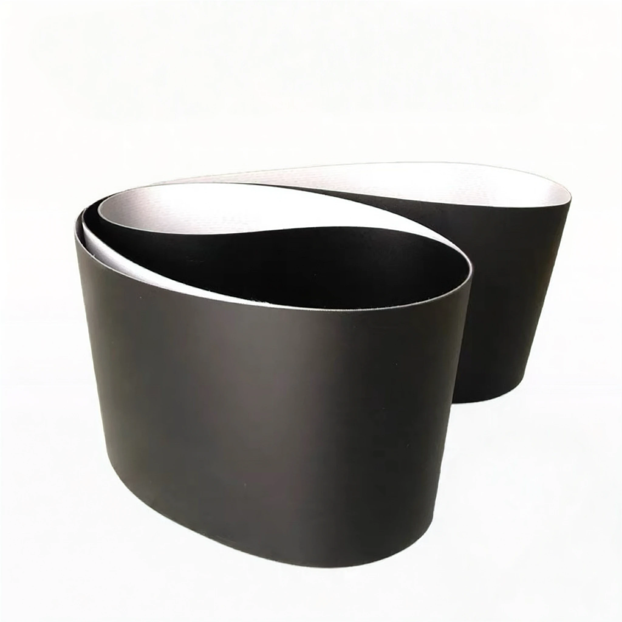 Customize-Food Grade PU Conveyor Belt Black Matte Anti-Static Acid Alkali Resistant for Printing Paper Industry Conveyor Machine