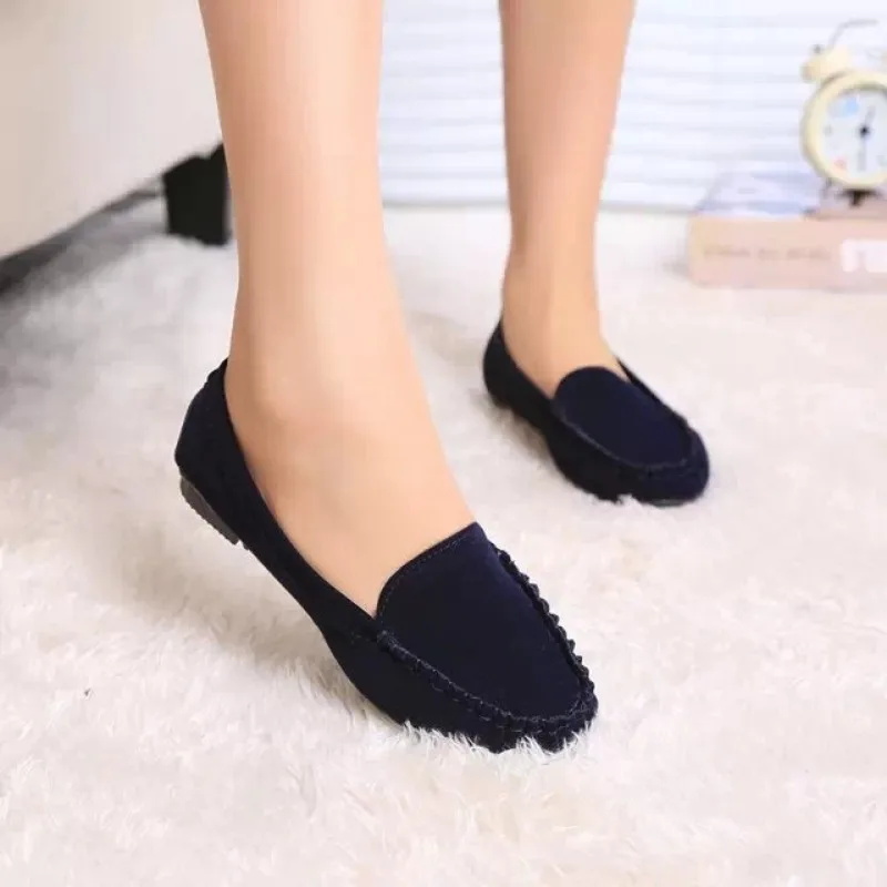 2024 Fashion Casual Lofers Women\'s Flat Shoes Ladies Elegant Butterfly-Knot Comfortable Shoes Women Soft Classic Office Shoes