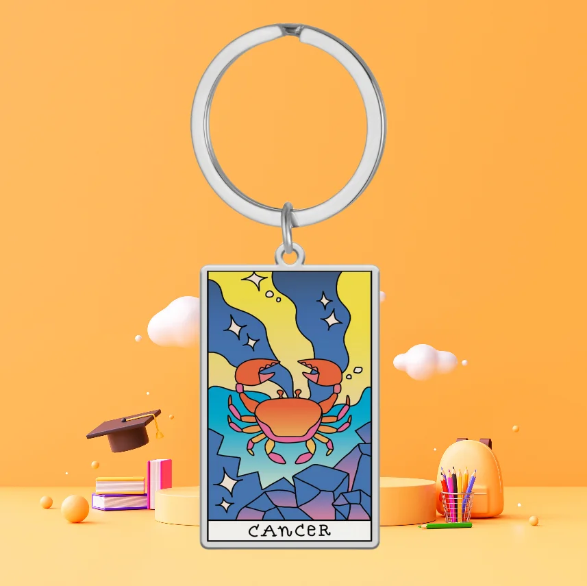 

Custom Constellation Keychain Zodiac Mysterious Energy Design Customizable Texts Enthusiasts Parties Astrologer Birthday Gifts