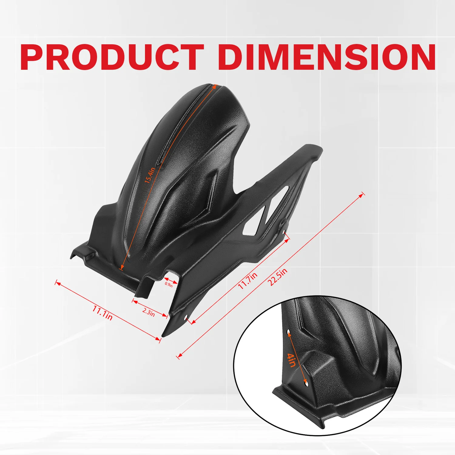 Motorcycle Rear Fender For Honda CB750 Hornet 2023 2024 2025 Hugger Mudguard Wheel Splash Guard Accessories CB 750 cb750