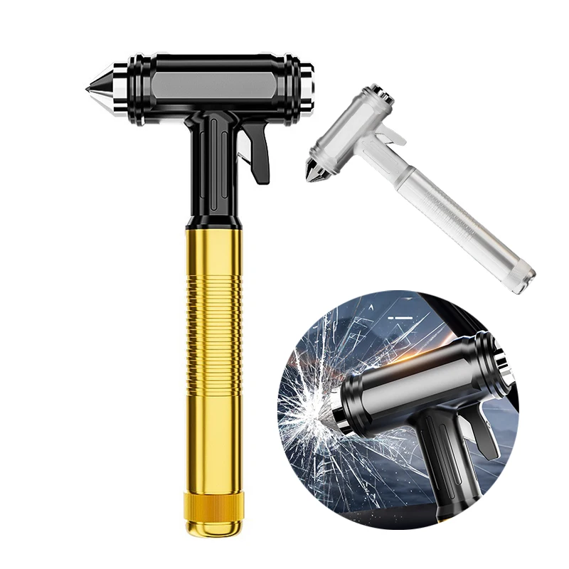 Car Safety Hammer Multi Functional Emergency Seat Belt Cutter Window Breaking Hammer Portable Car Emergent Rescue Escape Tools