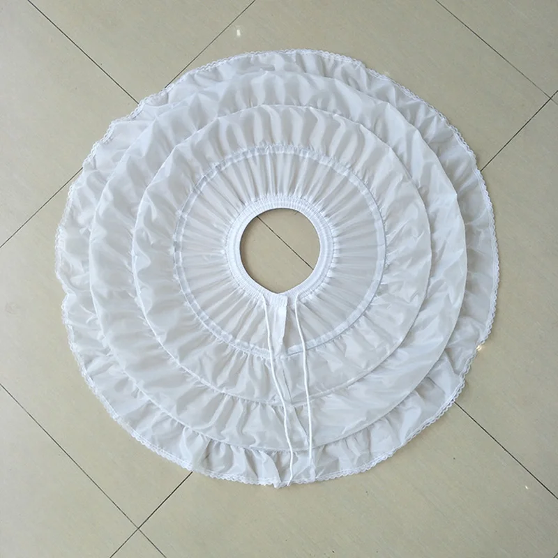 Anágua bola vitoriana para mulheres, gaiola Pannier Hoop Skirt, Crinoline Skirt