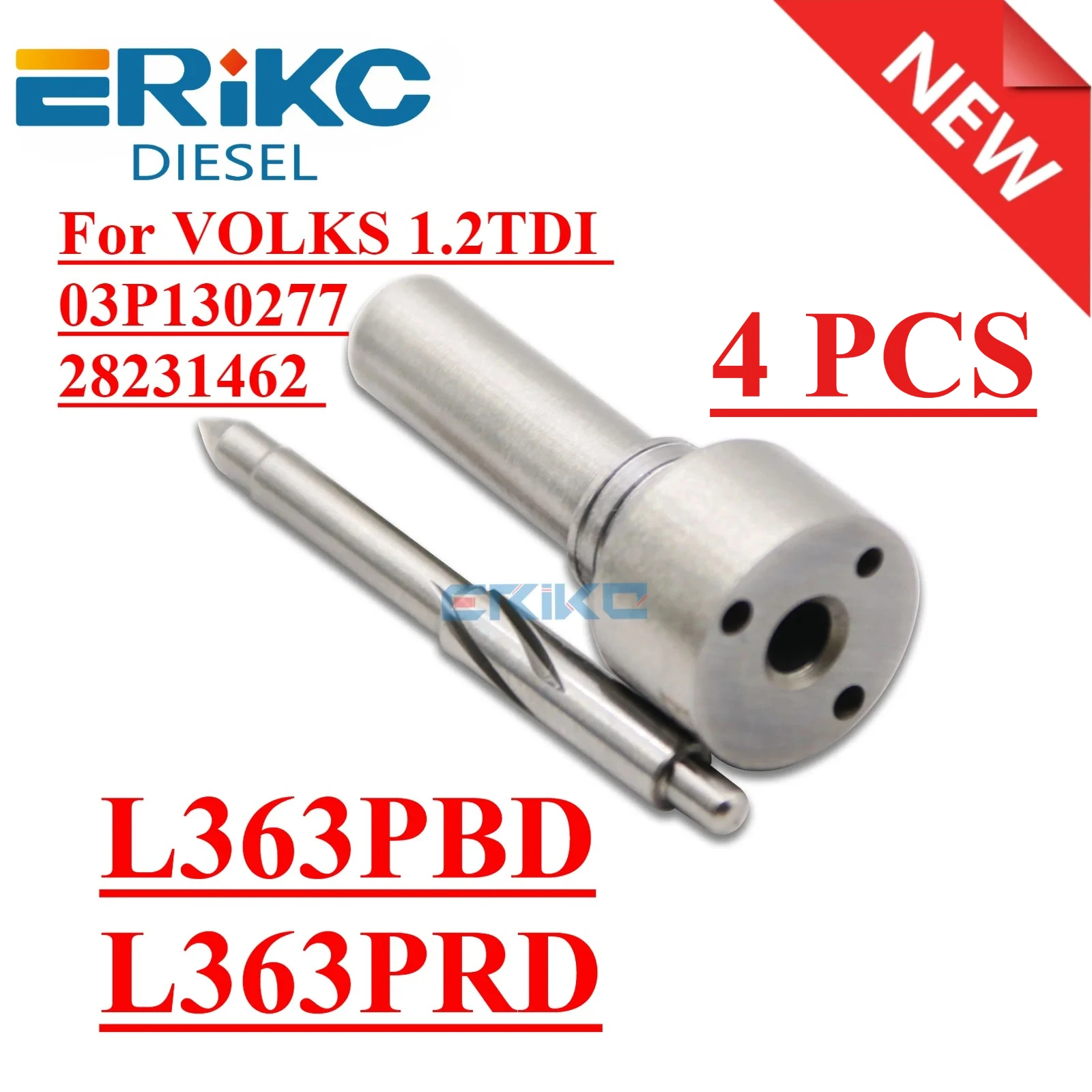 L363PBD L363PRD Common Rail Injector Nozzle H363 G363 for 28231462 VOLKS- 1.2TDI 03P130277