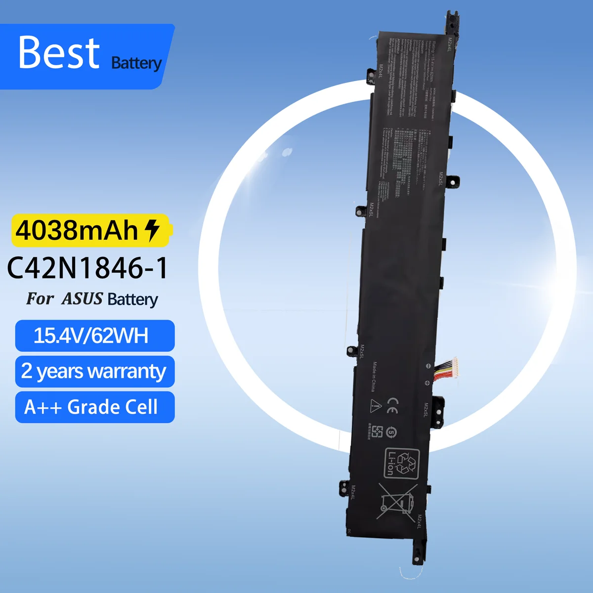 

C42N1846-1 Аккумулятор для ноутбука Asus ZenBook Pro Duo UX581GV Duo Pro UX581G Pro Duo UX581GV 0B200- 03490000