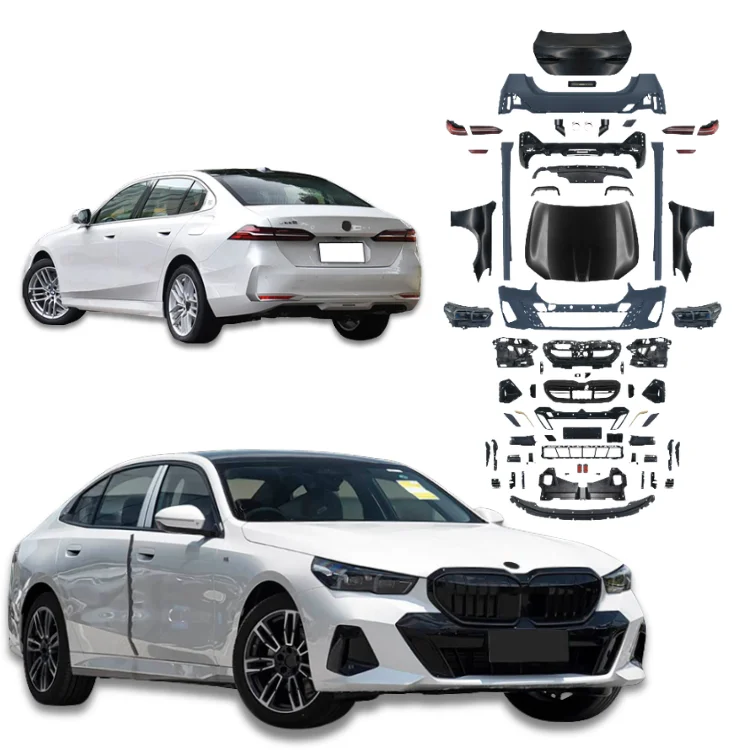 NEW Body Kit for  F10 F18 2011-2017 to G60/68 M-Tech 2024+ Non Cut Easy Installation 100% Fitment Front Bumper Hood Grille