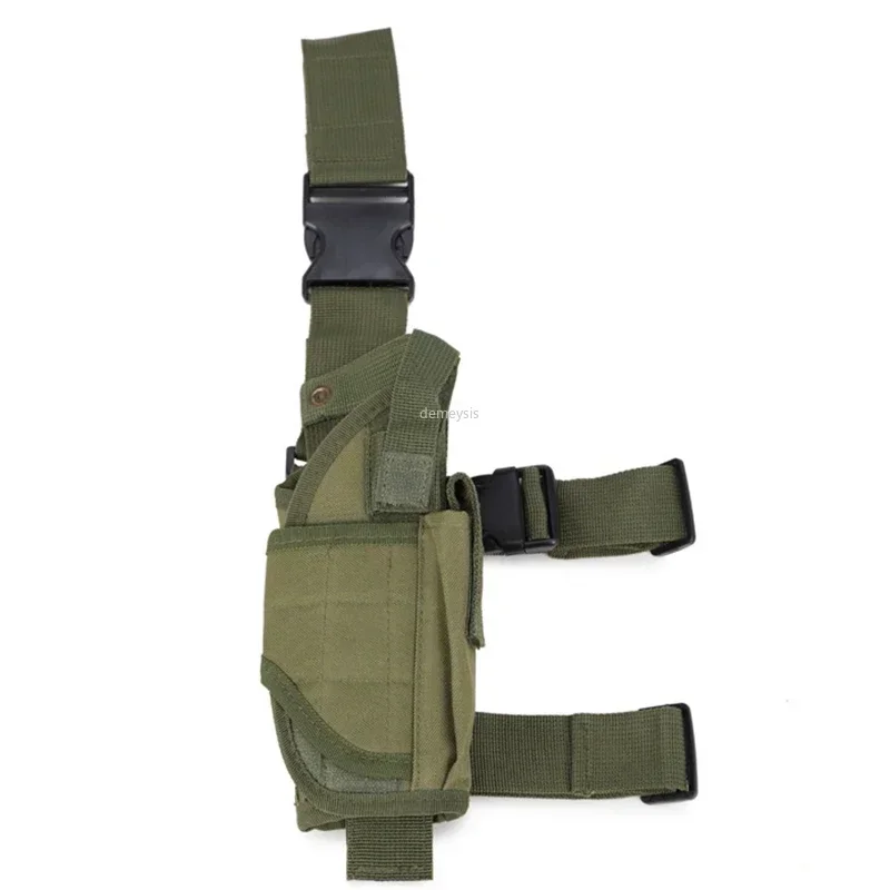 Tactical Gun Holster Outdoor Hunting Shooting Thigh Pistol Leg Pouch for Glock 17 19 23 32 36 One Size Fits All