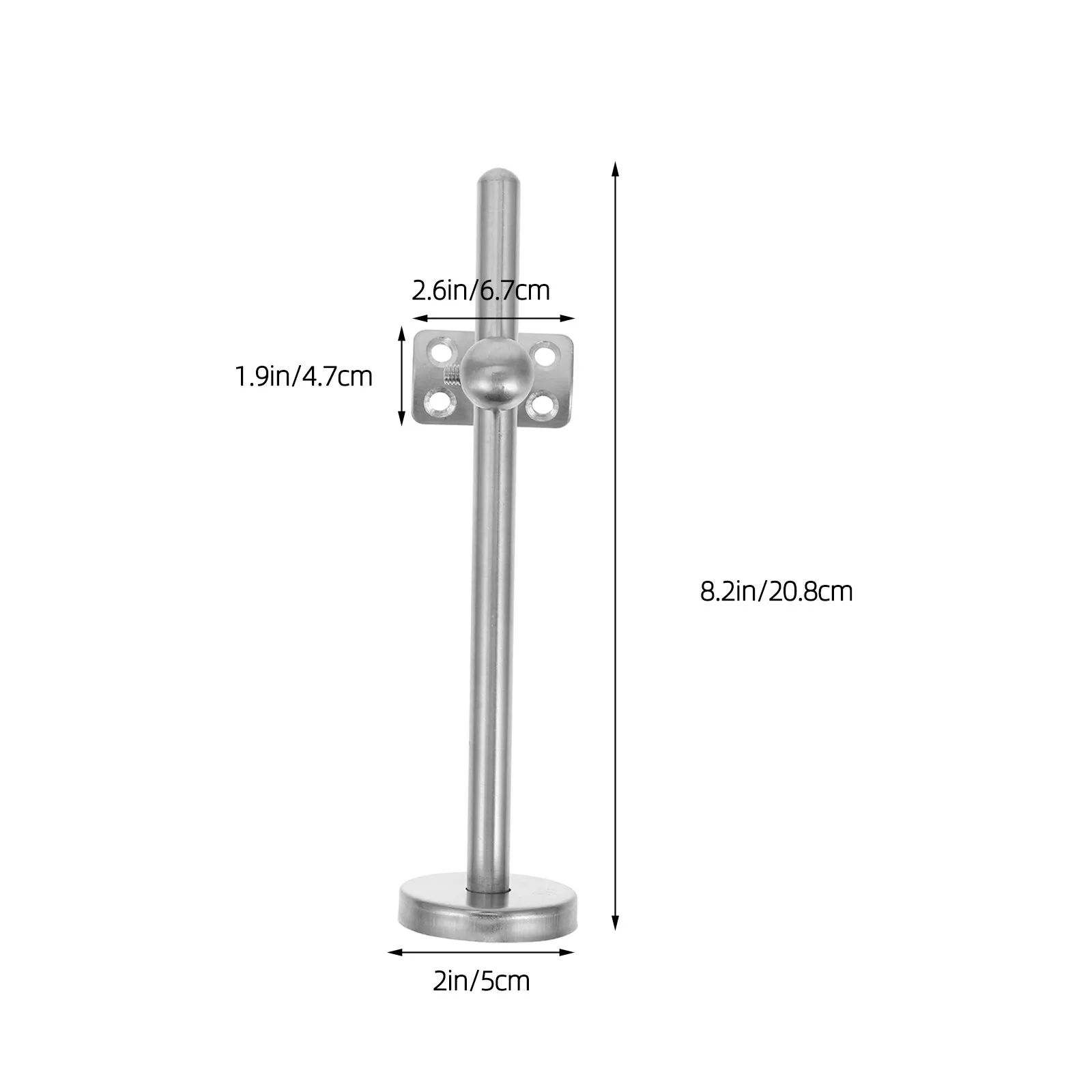 304 Stainless Steel Adjustable Handrail Wall Bracket Sleek Polished Finish Heavy Duty Stair Rail Support for Homes Shopping