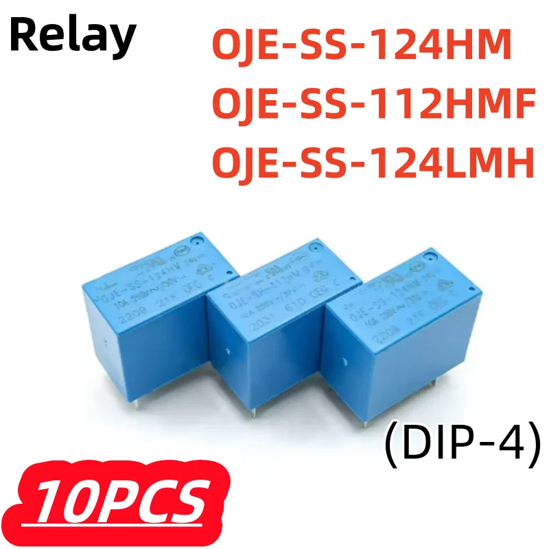 10Pcs/lot 100% New OJE-SS-124HM OJE-SS-112HMF OJE-SS-124LMH Original Power Relay OJE-SS-112HM