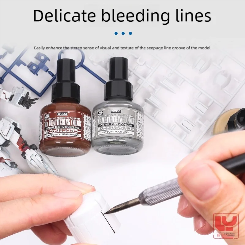 40ml Mr.Hobby Pannello Linea WC01-18 Vernice Modello in plastica Colore agli agenti atmosferici per modello militare Hobby Strumenti di pittura FAI DA TE