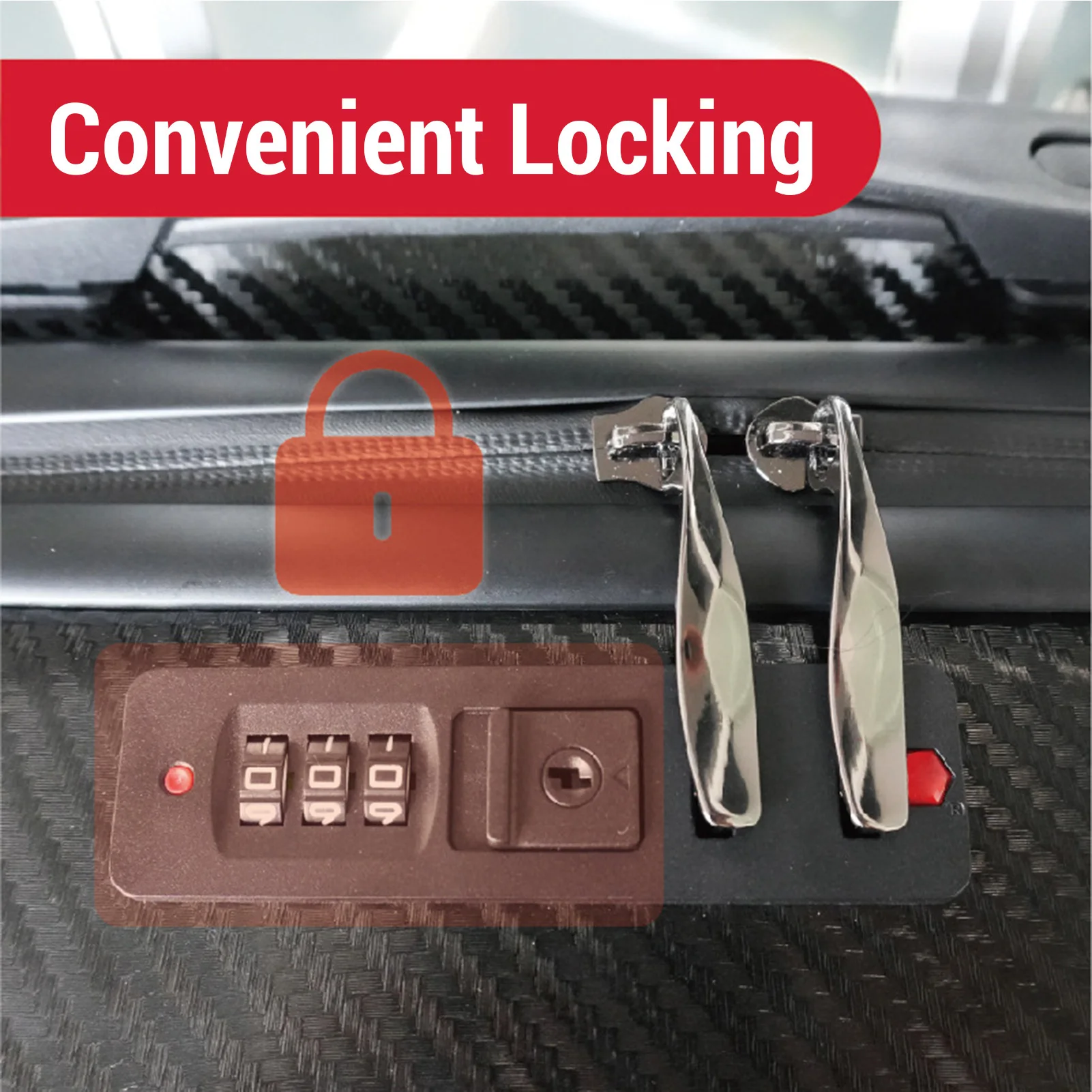 LED Travel Suitcase 20 Inch 48 X 48 Pixels Programmable App Control Colorful Multifunctional Hardshell Suitcase