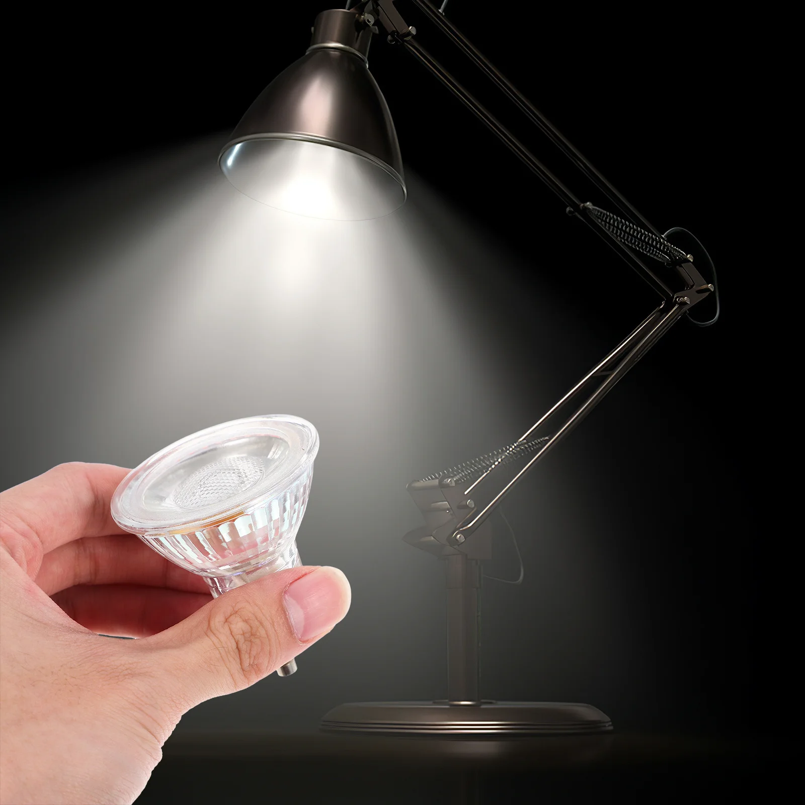 10 قطعة 5 واط Gu10 Smd2835 مصباح ليد كوب 500Lm 6000-6500 كيلو ضوء النهار الأبيض وميض خالية مصباح للمنزل مول متجر مصابيح إضاءة أنبوب #5