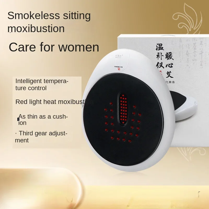 Moxibustion Pad Temperature Compensation Device Relax Whole Body Adjusted in 3 Levels Plugged in Support Maximum Weight 80kg