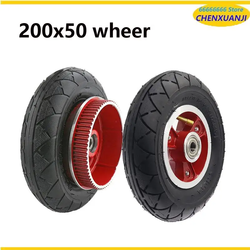 

8-дюймовые колеса 200x50, надувные передние и задние колеса, подходят для передних деталей и аксессуаров для электросамокатов Speedway Mini 4 Pro