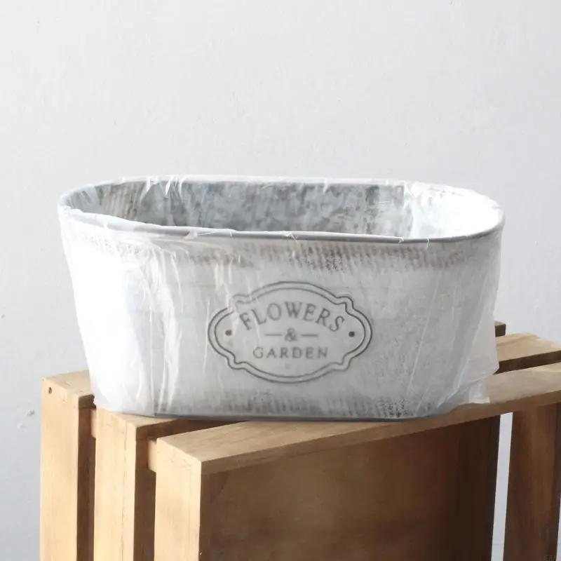 Hanging Bucket Metal Hanging Flowers Railings Plant Hanging Bucket Railling C5AD