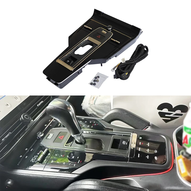 

For Porsche Cayenne 2011-2017 Car Modification Upgrade Kit Central Control Button Panel Shift Knob Touch Panel