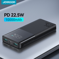 Joyroom Portable Charger 22.5W 10000mAh Power Bank Fast Charging 3-Output Mini Battery Pack Charger for iPhone 15 14 Samsung
