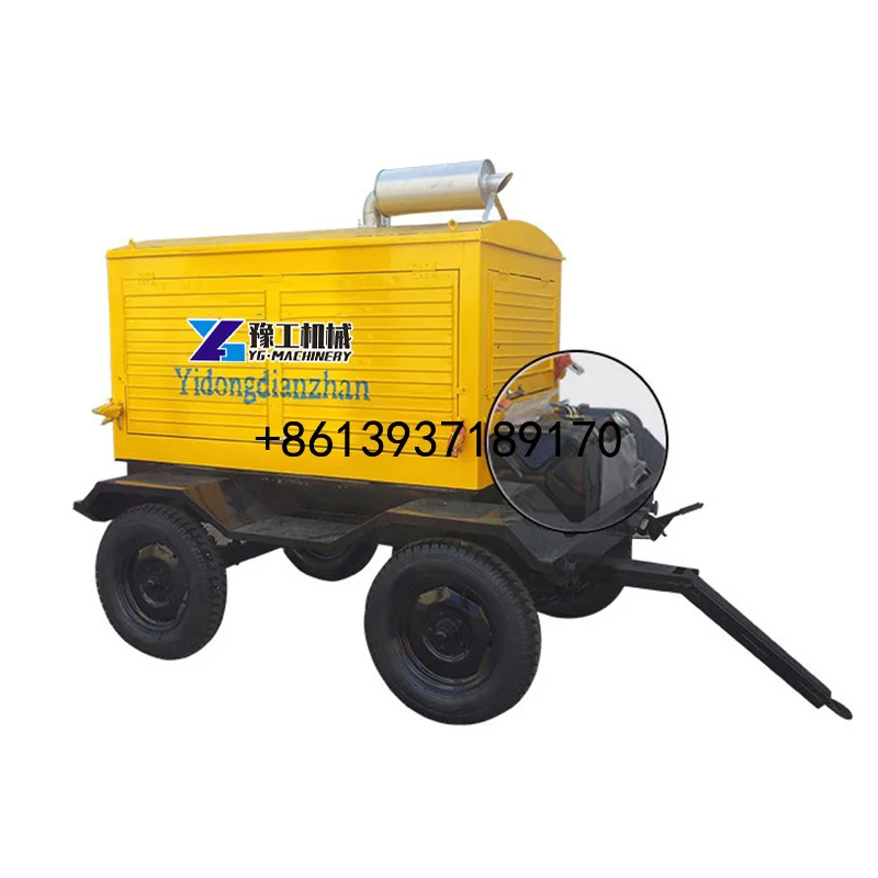 Portable Power Generator for Home 10000w Mobile Diesel Generator Set