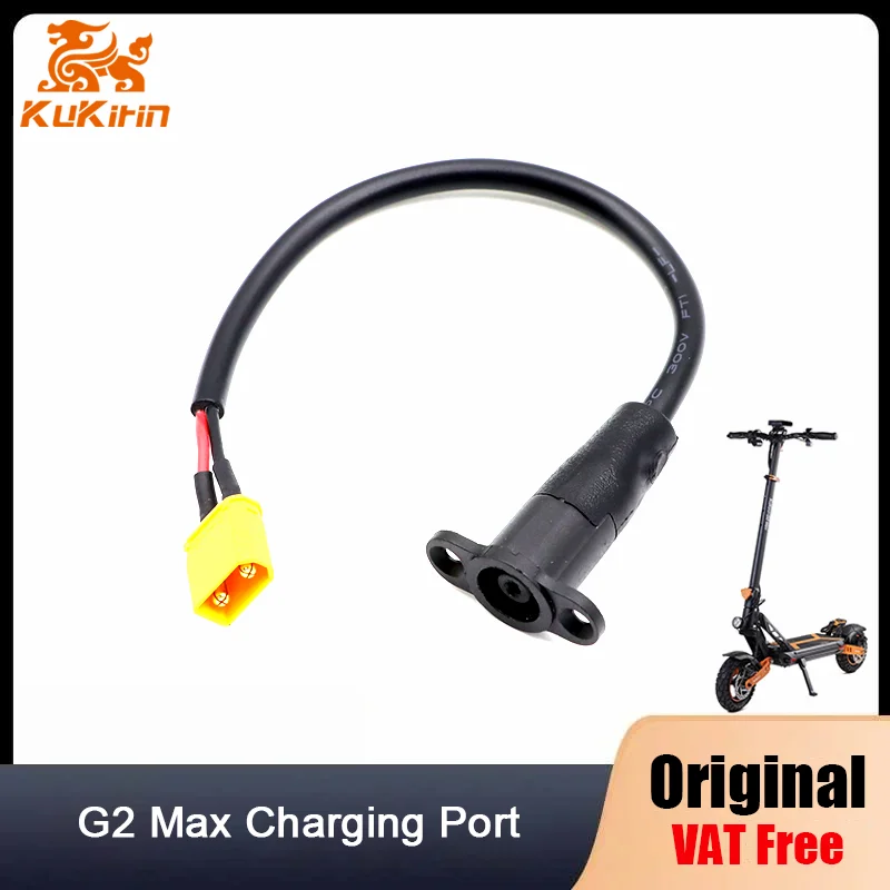 Original Charging Port Replacement Parts For KuKirin G2 Pro G2 Max Smart Electric Scooter Charger Interface Official KUGOO Parts