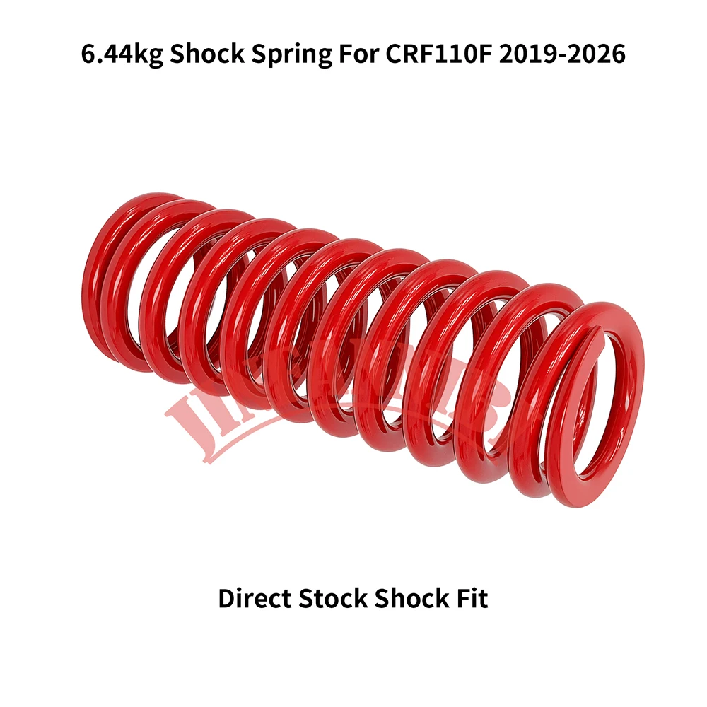 Heavy Duty Rear Shock Spring for Honda CRF110F 2019 2020 2021 2022 2023 2024 2025 2026