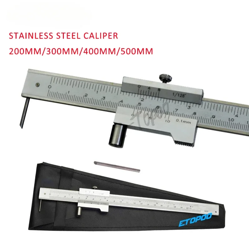 0-200mm 300mm 400mm 500mm Stainless steel Parallel marking vernier caliper marking gauge with Carbide scriber Marking Gauge tool