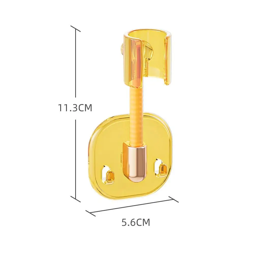 Soporte de cabezal de ducha sin perforaciones, accesorio ajustable de 360 grados con ganchos, estante de ducha autoadhesivo, Pc