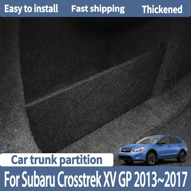 For Subaru Crosstrek XV GP 2013~2017 Car Upgrade Trunk Storage Partition Multifunction Storage Box Auto Interior Accessories