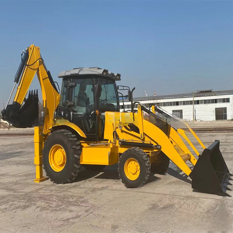 40-28 Two busy digging and loading integrated machine EPA emission backhoe loader