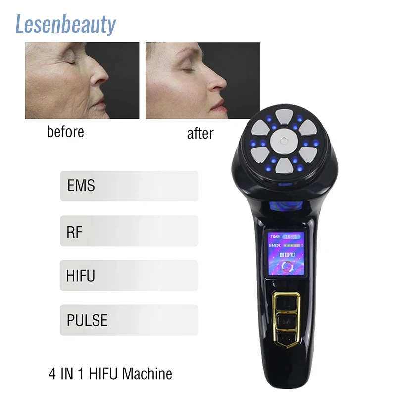 

Upgrade 3.0 LED Photon HIFU Machine Ultrasonic EMS Micro Current Facial Beauty Massager Home SPA Face Neck Lifting Anti Aging