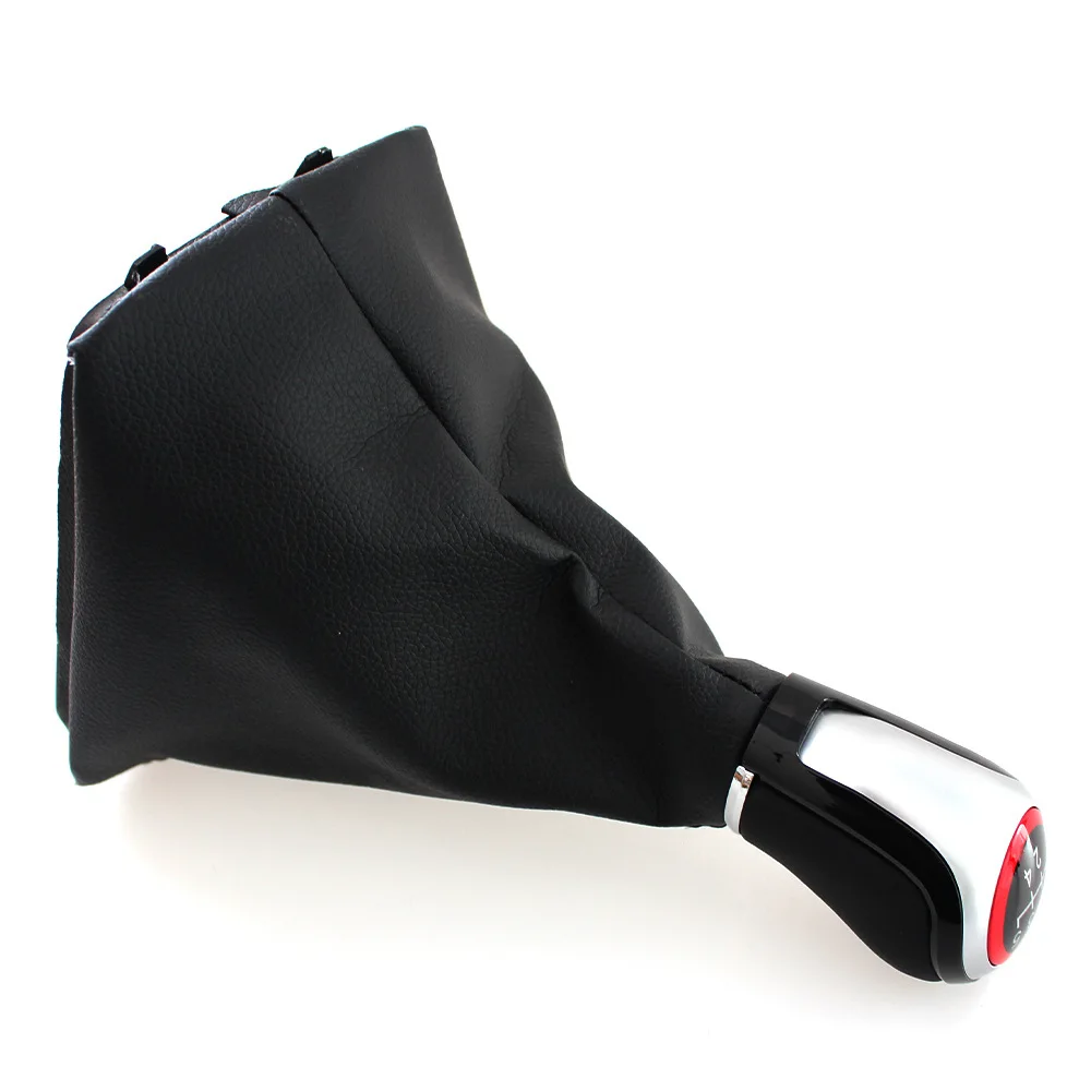 مقبض ناقل الحركة اليدوي 5 سرعات وحذاء الغبار لسكودا اوكتافيا 2 A5 A6 2004-2012 - رافعة نقل، ملحقات سيارة متينة