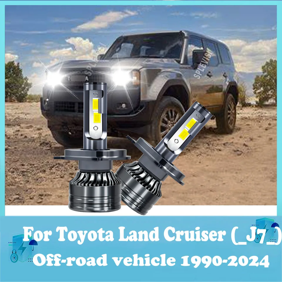 

h4 led headlight high low beam For Toyota Land Cruiser (_J7_) - Off-road vehicle 1990 1991 1992 1993 1994 1995 1996 1997 -2024