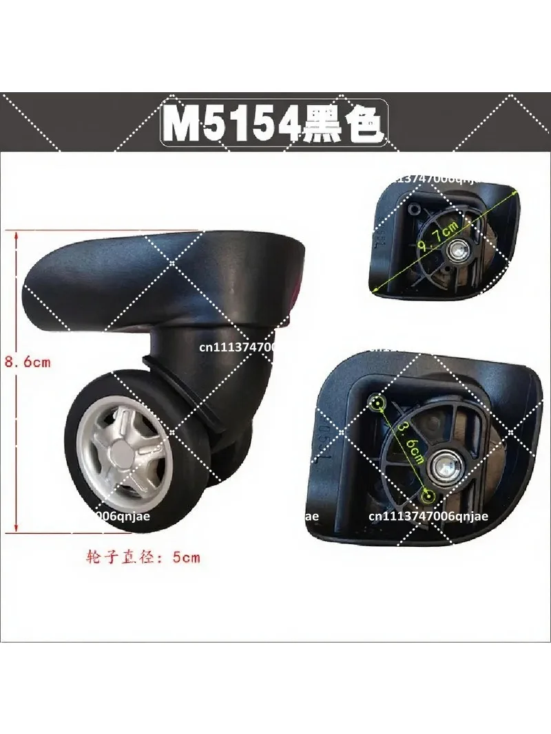 Universal Replacement Wheels for Luggage, Travel Suitcase Spare Parts, Compatible with 9055 Model