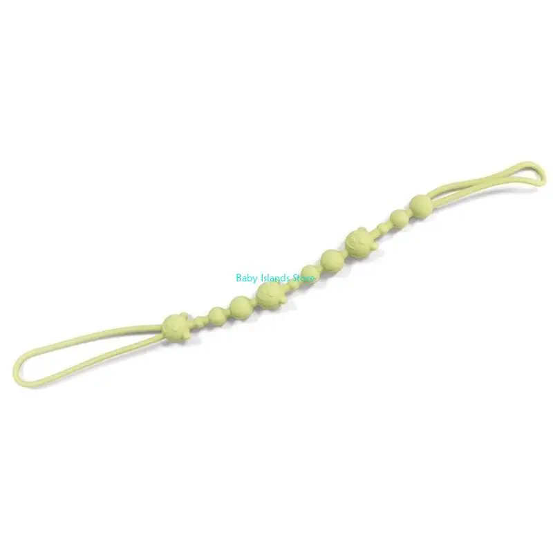 K92D لهاية سيليكون كليب للطفل الفتيان والفتيات مصاصة حامل BPAFree لينة مرنة مهديء سلاسل حامل كليب دائم #2