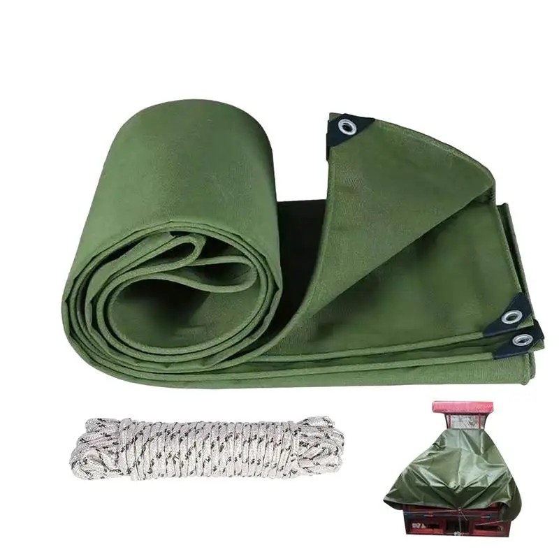 

Heavy Duty Tarp Waterproof Tarps Tear UV And Temperature Resistant High Durability Reinforced Grommets Multipurpose Canopy