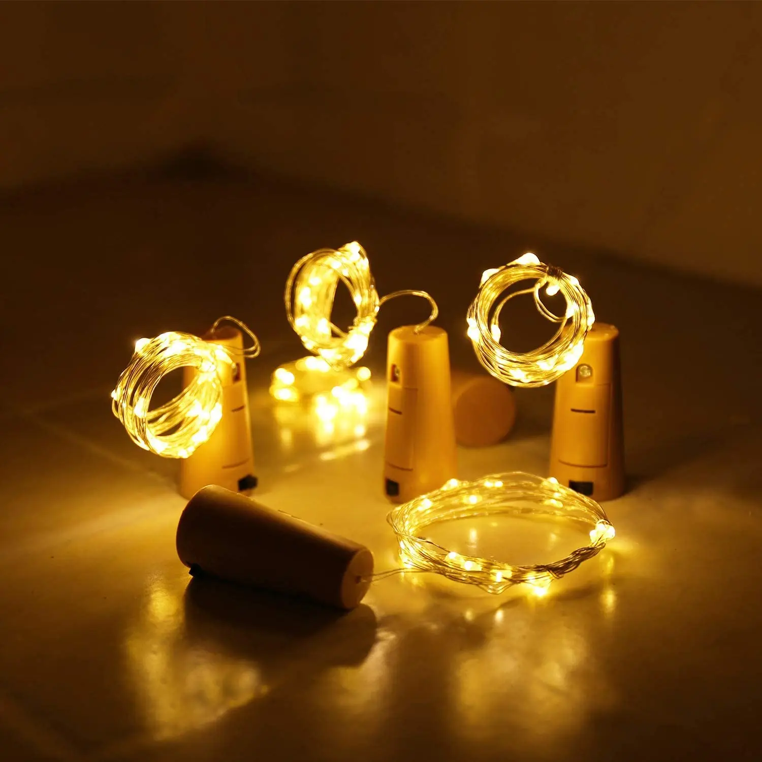 10 PCS LED String Lights Bottle Lights Cork Lights Wine Bottle Starry String Lamp Night DIY Party Christmas Wedding Decoration image 4