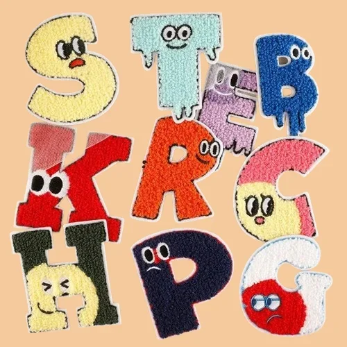 

Special Offers Embroidery Patches Cartoon Monster Letter DIY Towel Cloth Sticker Hat Bag Clothing Accessories Boy Girl Kids Gift