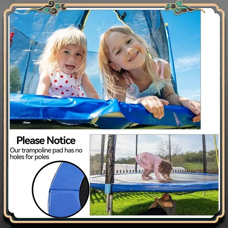 

Premium Trampoline Pad, Replacement Spring Cover, Edge Protection Safety Pad For Round Trampoline Frame Accessories