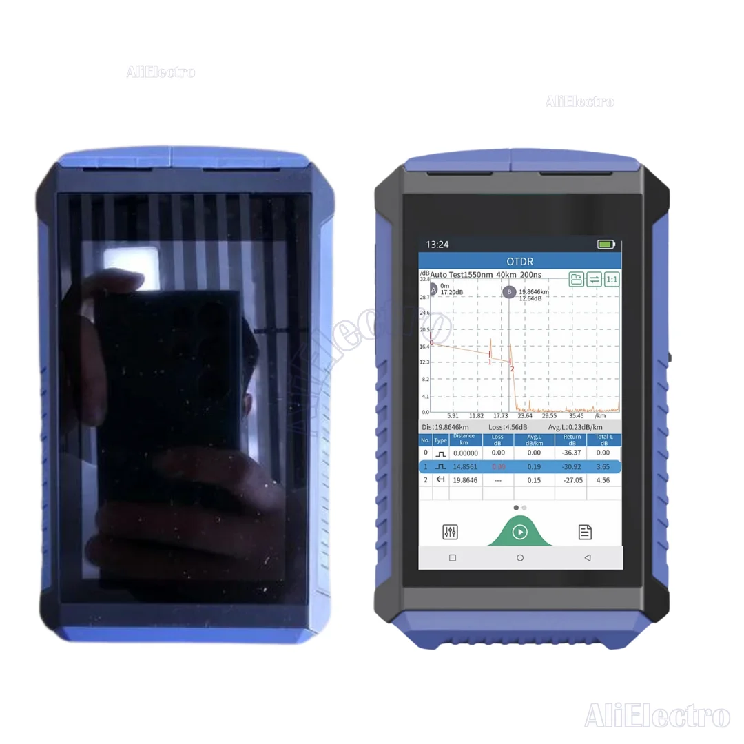 NK4200 NEW Optical Fiber Tester With Touch Screen OTDR NK4200 1310nm 1550nm 26/24dB Test Range 100km OPM OLS VFL Reflectometer