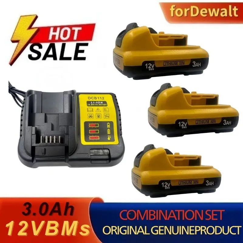 for Dewalt 12V Lithium Battery 2/5AH compatible DCB120 DCB123 DCB125 DCB124 DCB122 DCD710 power tool
