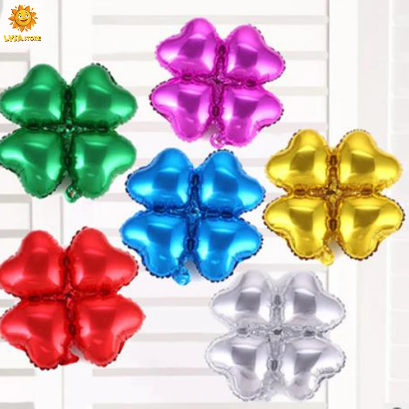 

Four-leaf Clover Aluminum Foil Balloons for Wedding Decoration Birthday Party Arch Balloon Anniversary Opening Ceremony
