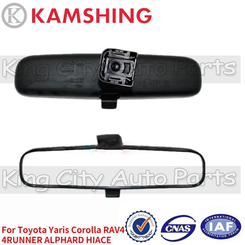 CAPQX Auto Inner rear view mirror Rearview mirror For Toyota Yaris Corolla RAV4 4RUNNER ALPHARD HIACE 87810-52040 87810-52041