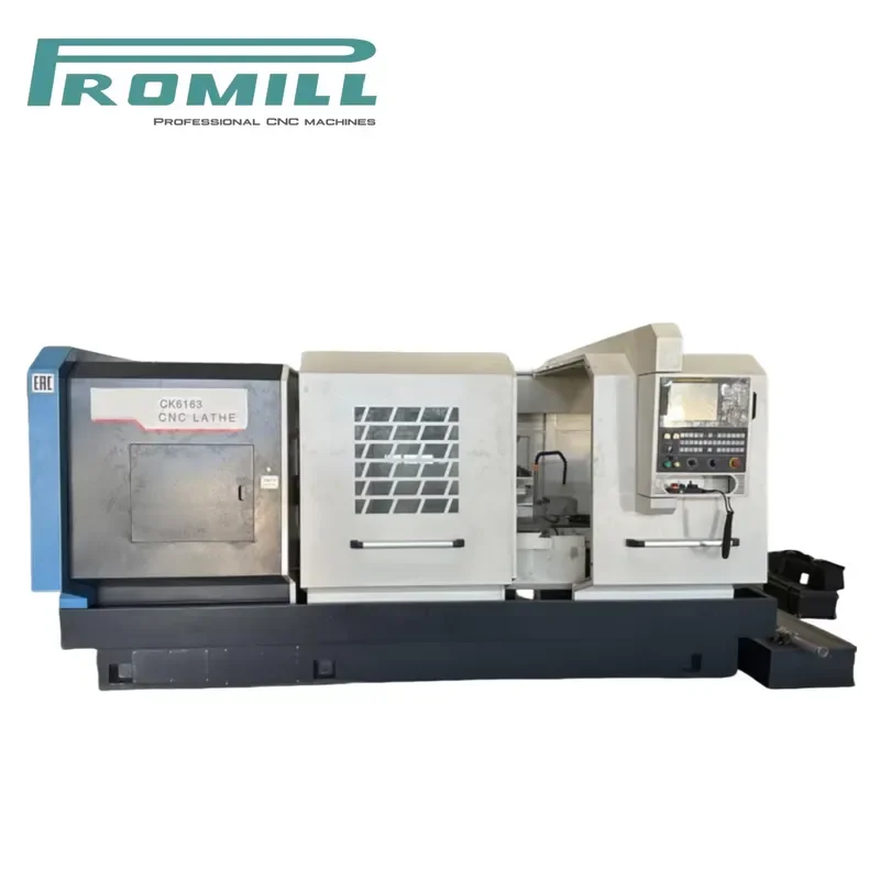 HCY Horizontal Metal Turning Machine CK6163/1000 Flat Bed CNC Lathe Machine with GSK System