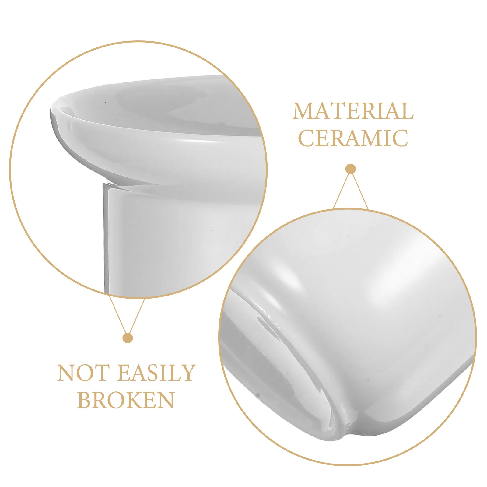 حامل فرشاة الحمام بديل لوعاء المرحاض قائم بذاته، تصميم مريح لسهولة التنظيف والصرف الصحي